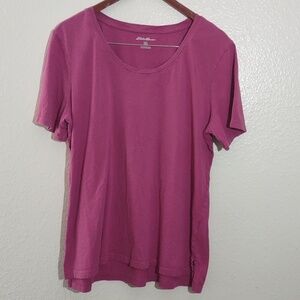 USED EDDIE BAUER SIZE XL COLOR PURPLE LIGHT WEIGHT